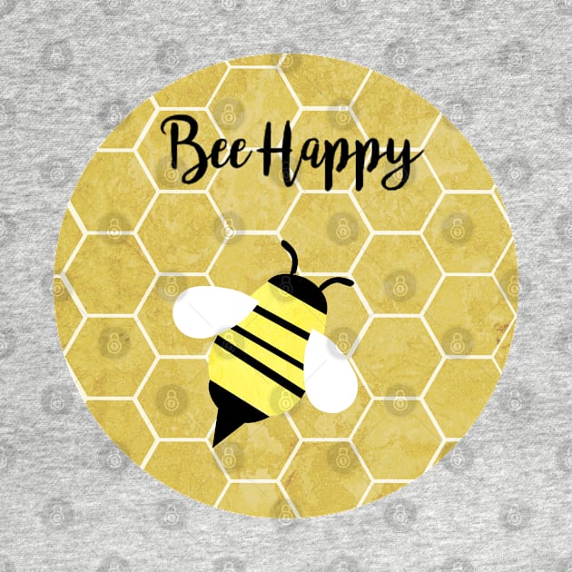 Bee Happy by KatherineBlowerDesigns